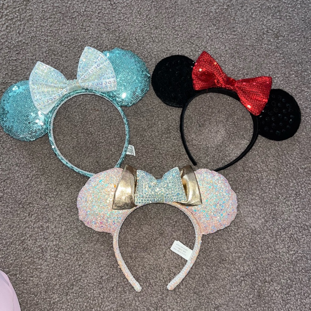 Minnie Mouse Disney World ears toddler bundle